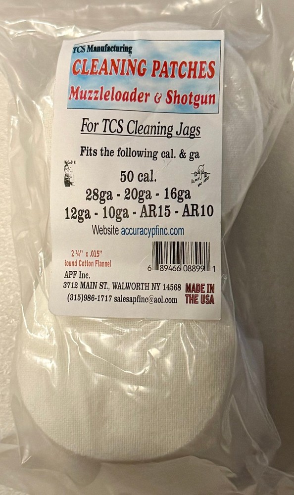 TCS Cleaning Patches .50 cal, 10-28ga
