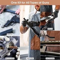 Universal Gun Cleaning Kit All-in-one Firearm Maintenance Tool Set with Case