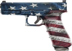 OFFROAD American Flag Wrap for Handguns & Pistols | Precut Vinyl Decal Kit | …