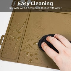 Pistol Gun Cleaning Mat Premium Gun Cleaning Pad Magnetic with Organizer Parts