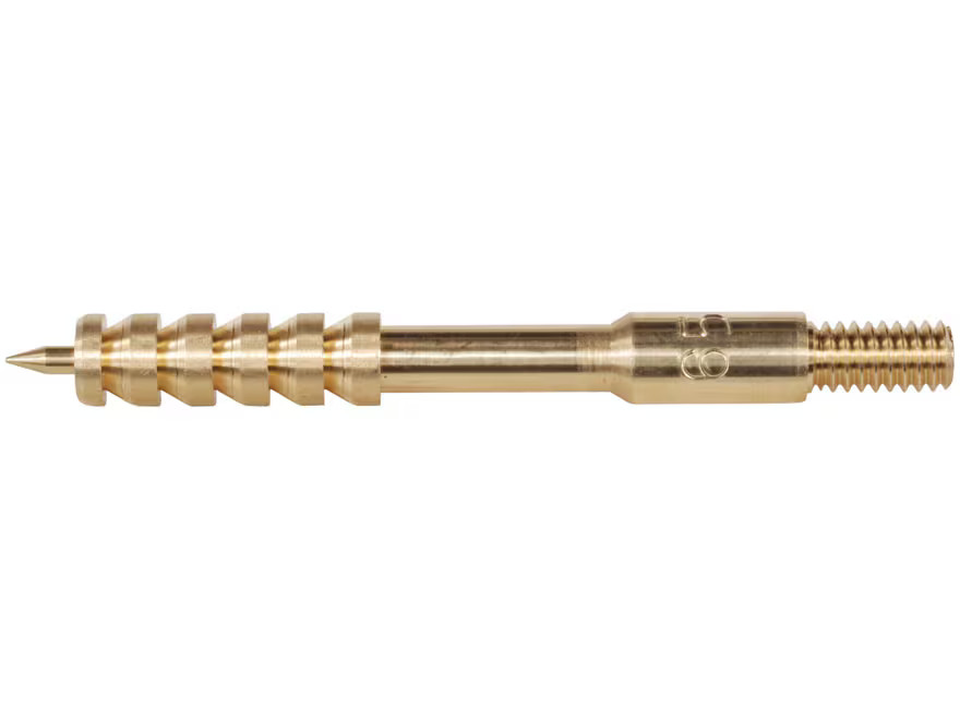 Dewey Rifle Cleaning Jag 25 Caliber to 6.5mm 8-32 Thread Brass