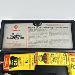 Outers Pistol & Revolver Cleaning Kit .22 Caliber Hand Gun Cleaning Tools