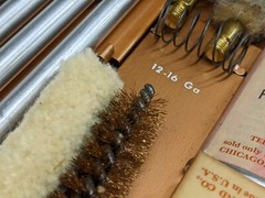 Sears Ted Williams shotgun cleaning kit, multi caliber