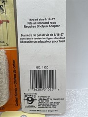 Lot 7 Hoppes Cleaning Cotton Cleaning Swab Brushes 12 Ga Shotgun 5/16-27 #1320