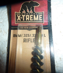 New Western Powders X-treme Rifle Bore Brush 8mm .325 .338 Caliber S-9