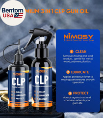 CLP Gun Cleaning Oil Kit-Includes 3.4Oz Gun Oil 2Oz Needle Lubricant, Gun Brushe