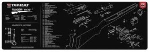TEKMAT RUGER 10/22 RIFLE MAT 36″ (102212X36)