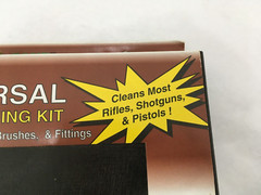 NEW StrikeZone 27-pc Universal Gun Cleaning Kit Wood Box Shotguns Rifles Pistols