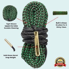 .223 5.56 .22 22-250 .22 Mag Barrel Cleaning Snake Get Your Bore Clean Fast