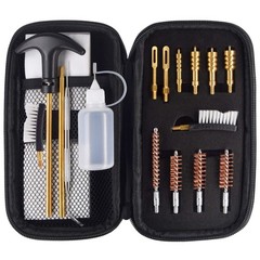 Universal Handgun Cleaning Kit for .22 .357 .38 9mm .40 .45 Caliber Pistols, Por
