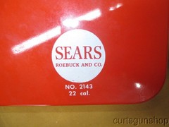 Vintage Sears Roebuck & Co. 22 Caliber Rifle Cleaning Kit #2143