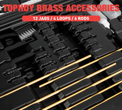 Universal Gun Cleaning Kit All Calibers for Pistol Rifle Shotgun Stand