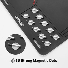 Gun Cleaning Mat for Rifle & Pistol – Non-Slip, Oil Resistant, Magnetic Dots