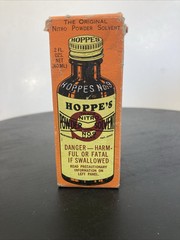 Vintage 2oz. Hoppe’s Trade Nitro Powder Solvent No. 9 B18