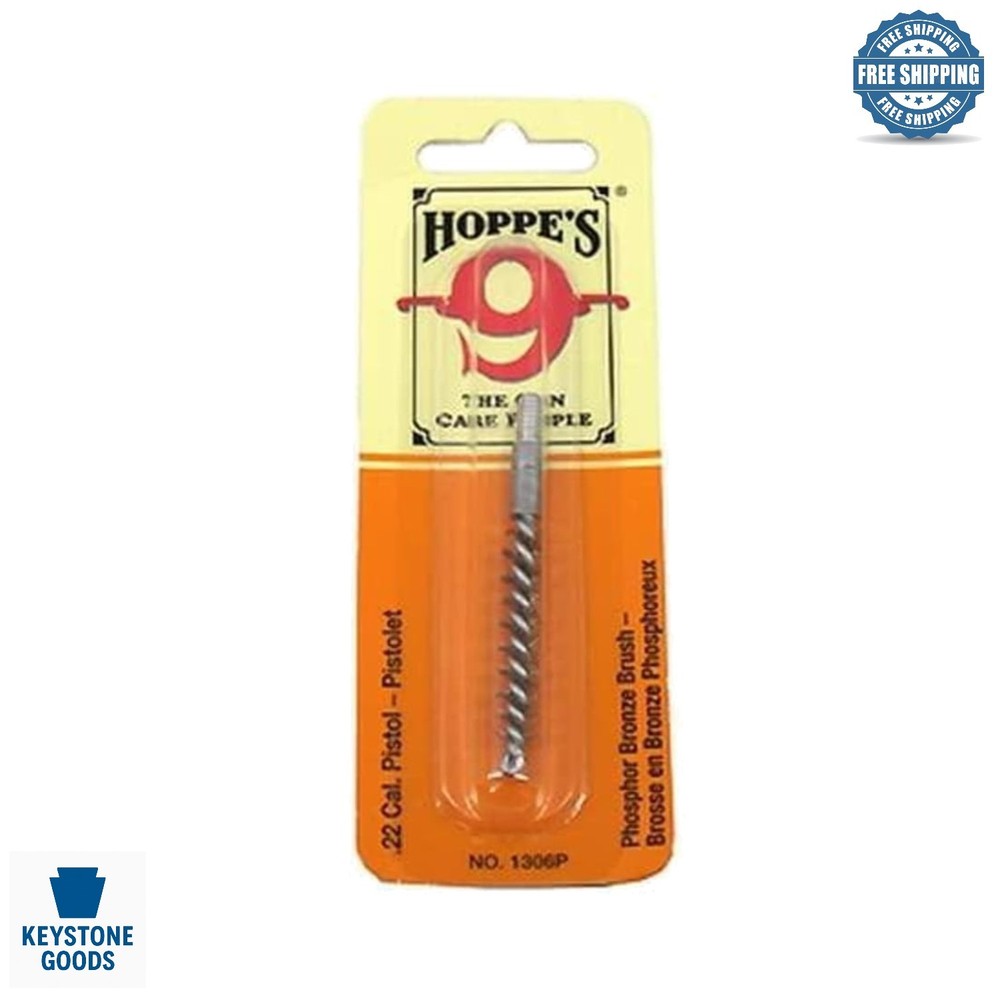 No. 9 Phosphor Bronze Gun Cleaning Brush for .22 Caliber Pistols