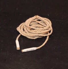 VINTAGE MILITARY LOT OF 2 MAUSER RIFLE PULL THROUGH BORE CLEANING ROPE & WEIGHT