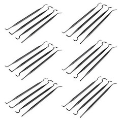 24Pcs Gun Cleaning Nylon Picks Tools Kit Rifle Pistol Clean Tool 6 Sets#