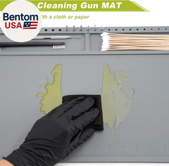 Rifle Shotgun Gun Cleaning Mat,36″ X 12″ Magnetic Gun Cleaning Mats for All Guns