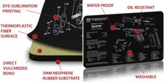 GL0CK 42 43 Cleaning Mat Waterproof Oil Resistant Diagram TEKMAT SCRATCH PROOF