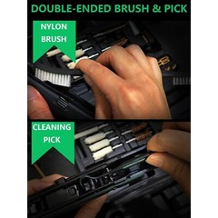 Universal Gun Cleaning Kit for Rifle Pistol Shotgun .17 – .45 Cal. Most Caliber