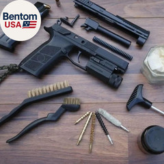 9Mm Pistol Cleaning Kit Set Pocket Size Hand Gun Bore Brush for Cal.38/357/9Mm P