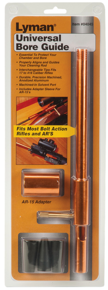 Lyman Universal Bore Guide Set w/Interchangeable Tips .17 to .416 Caliber 4045
