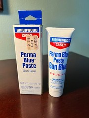 2 VTG Gun Cleaners Hoppe’s No.9 Nitro Powder Solvent & Perma Blue Gun Paste