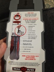 Gun Boss Multi-Kit Double Duty Cleaning System 9mm 357/38 New Open