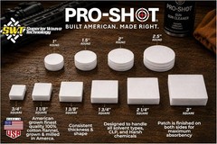 Pro-Shot Premium Gun Cleaning Patches – 100% Cotton Flannel, Superior Weave Tech