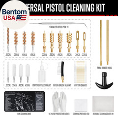 9Mm Gun Cleaning Kit .22,.35,.45 Caliber Handgun Cleaning Kit&Pistol Cleaning Ki