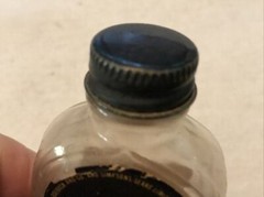 J. C. HIGGINS Nitro Powder Solvent Vintage Empty Bottle