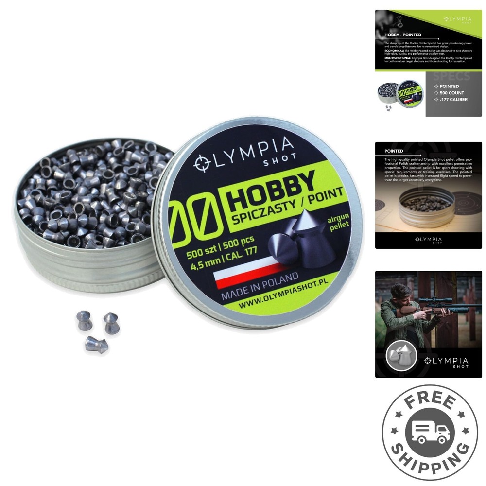 Air Gun Pellets | .177 Caliber, .22 Caliber, .25 Caliber | Domed, Pointed, Fl…
