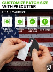 500 Pcs 3″ Gun Cleaning Patches – Professional Gun Cleaning Supplies, 3×3 Gun