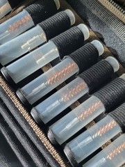 GUN CLEANING LOT: Bore Cleaning, Oils, Tools, Cloths, Firearms As Shown