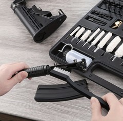 Gun Cleaning Kit for Rifle Pistol Shotgun Muzzleloader for any Caliber Universal