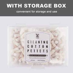 Cleaning Cotton Wool Felt Cleaning Pellets for Maintenance .25 Caliber 300 Co…