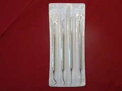 4 PIECE ARMORER STAINLESS STEEL GUN CLEANING PICK SET !!!!! GUNSMITHING