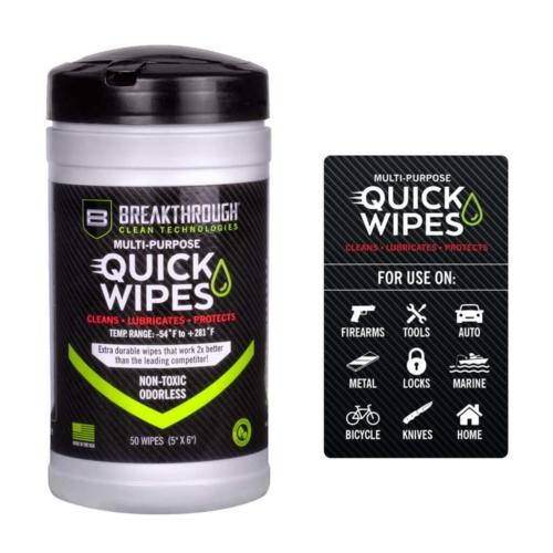 Breakthrough Clean BT-CLP-QW-50 Multi-Purpose CLP Quick Wipes 5″x6″ 50/ct