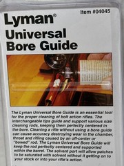 NEW Lyman Universal Bore Guide Set 04045 for Bolt Action Rifles/MSR .17 to .416