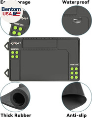 Pistol Gun Cleaning Mat, Magnetic Gun Cleaning Pad Mat for Glock, Handgun Mats C