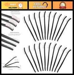 20 Pcs Gun Cleaning Kit – Brass Steel Nylon Brushes & Picks, Double-Ended Tools