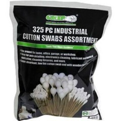 325 PC Industrial Large Cotton Swab Set Tips Assortment of Sizes for Detailing