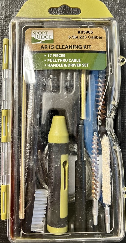 Sport Ridge 17 Piece RIFLE Cleaning Kit 5.56/.223 #03965