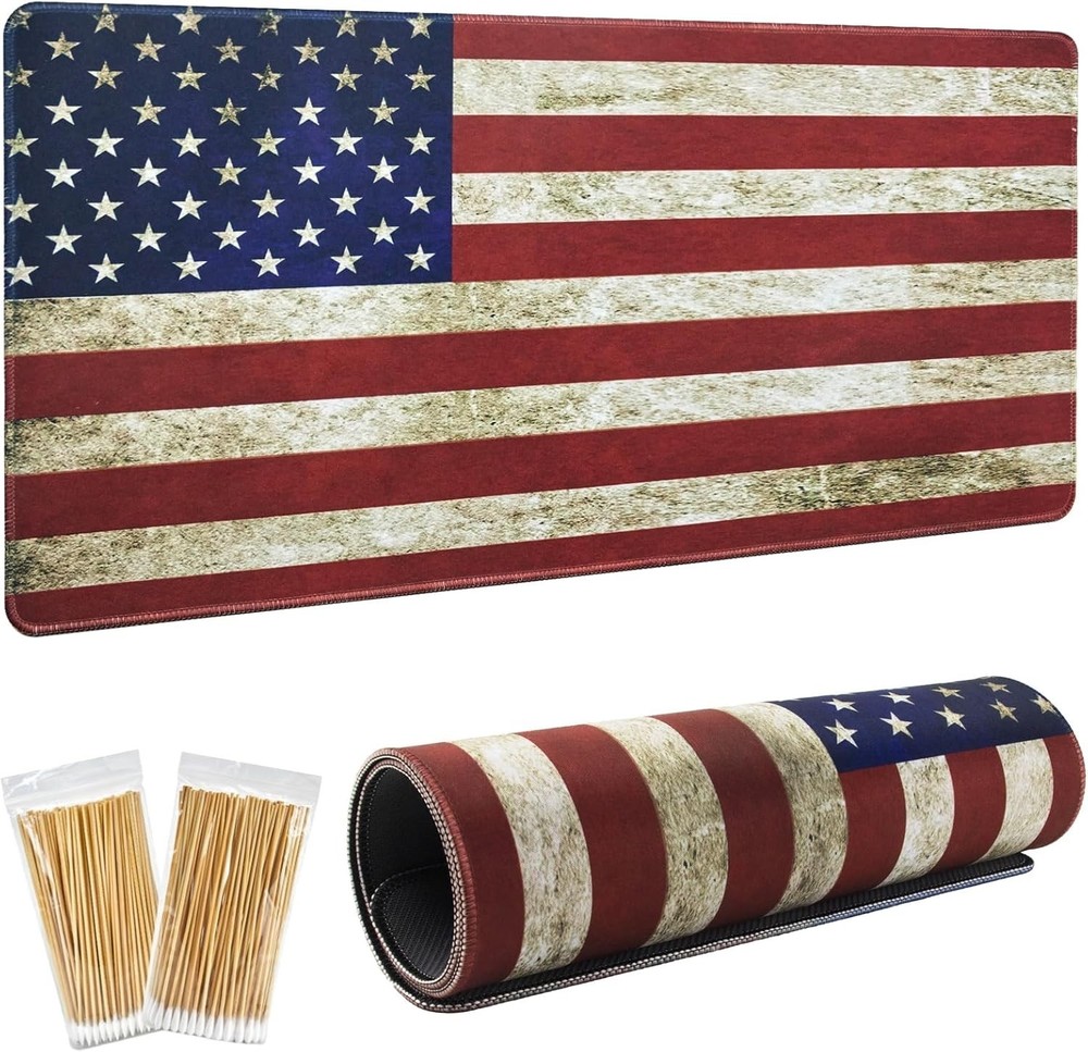 Thick Anti-Slip 24″x12″ Cleaning Mat with Swabs – Perfect for Gear Maintenance