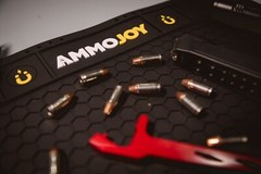 AMMOJOY SILICONE GUN TAKEDOWN SHOP MAT BLACK WITH LOGO