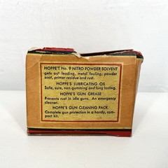 Vintage 1940 Hoppes 12-16 Gauge Gun Cleaning Patches Damaged Box Full