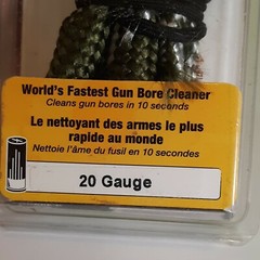 Hoppe’s BoreSnake Shotgun Cleaner 20 Gauge. Cleans in 10 seconds