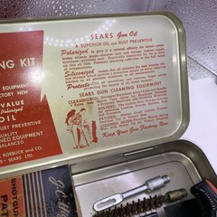Vintage SEARS No. 2142 410 Gauge Gun Cleaning Kit