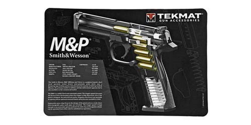 TekMat S&W M&P Mat 11″x17″ Includes Small Microfiber TekTowel Tube R17-SW-MP-CA