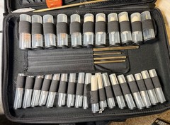 Redfield 80 Piece Universal Gun Cleaning Kit Complete Rifle Pistol Shotgun Case